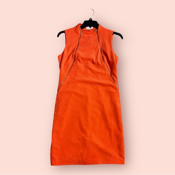 Calvin Klein Dresses & Skirts - Calvin Klein orange body con dress size 10‎